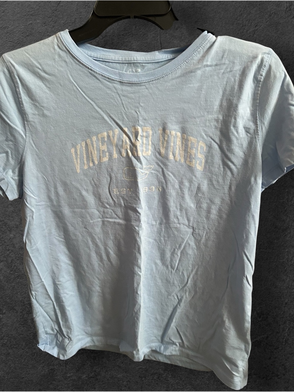 Vineyard Vines Light Blue Short Sleeve Logo Tee